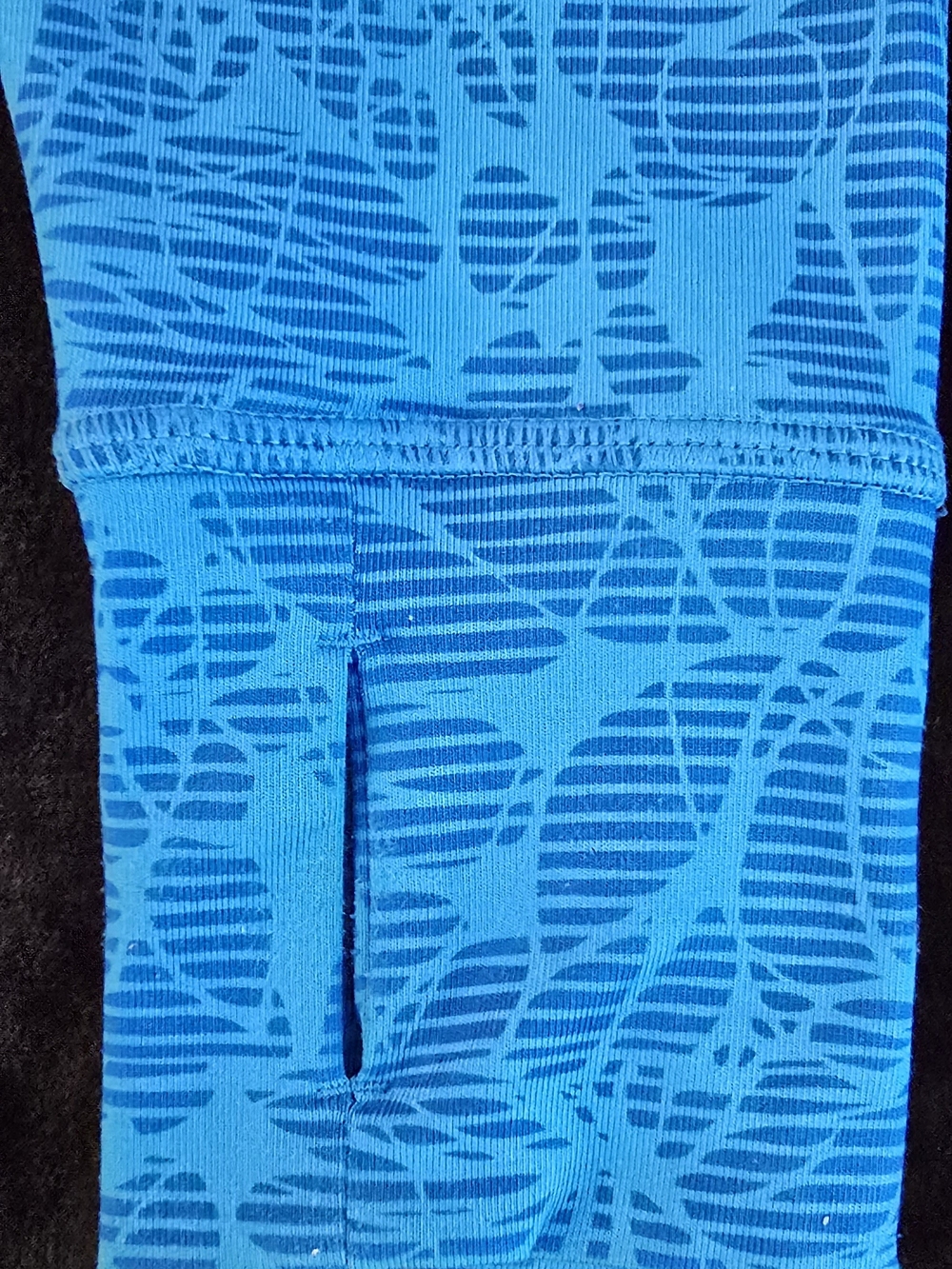 Women's Mondetta, Bright Blue Floral-Print Zip Activewear Jacket - Picture 6 of 12